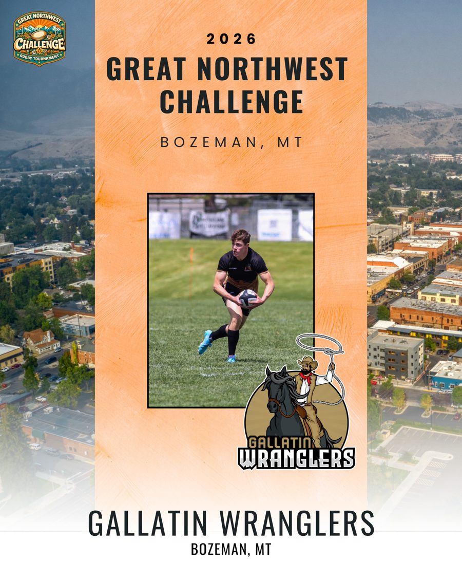 Gallatin Wranglers commitment graphic for the 2026 Great Northwest Challenge