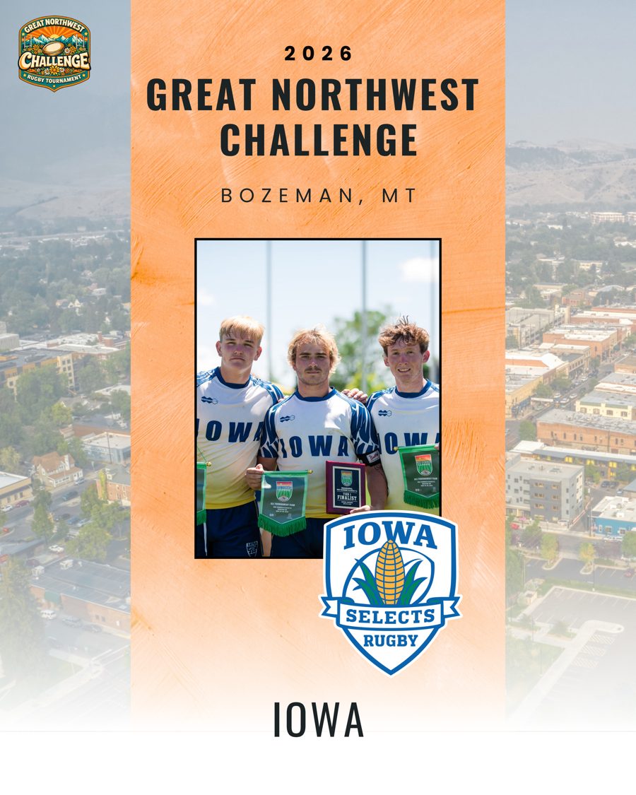 Iowa commitment graphic for the 2026 Great Northwest Challenge
