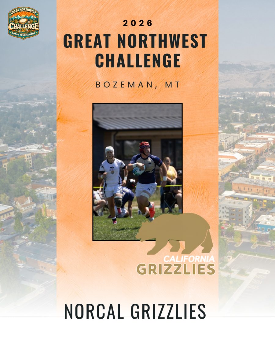 NorCal Grizzlies commitment graphic for the 2026 Great Northwest Challenge